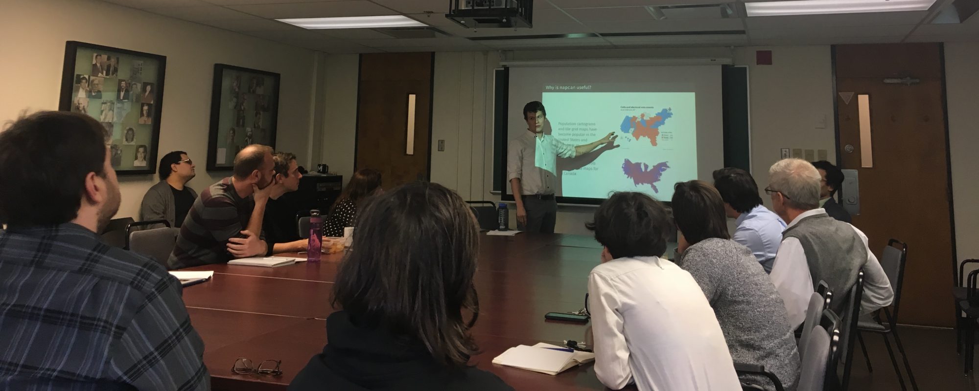 DemoTIP lab members presenting research